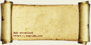 Nadja Balašević vizit kartica